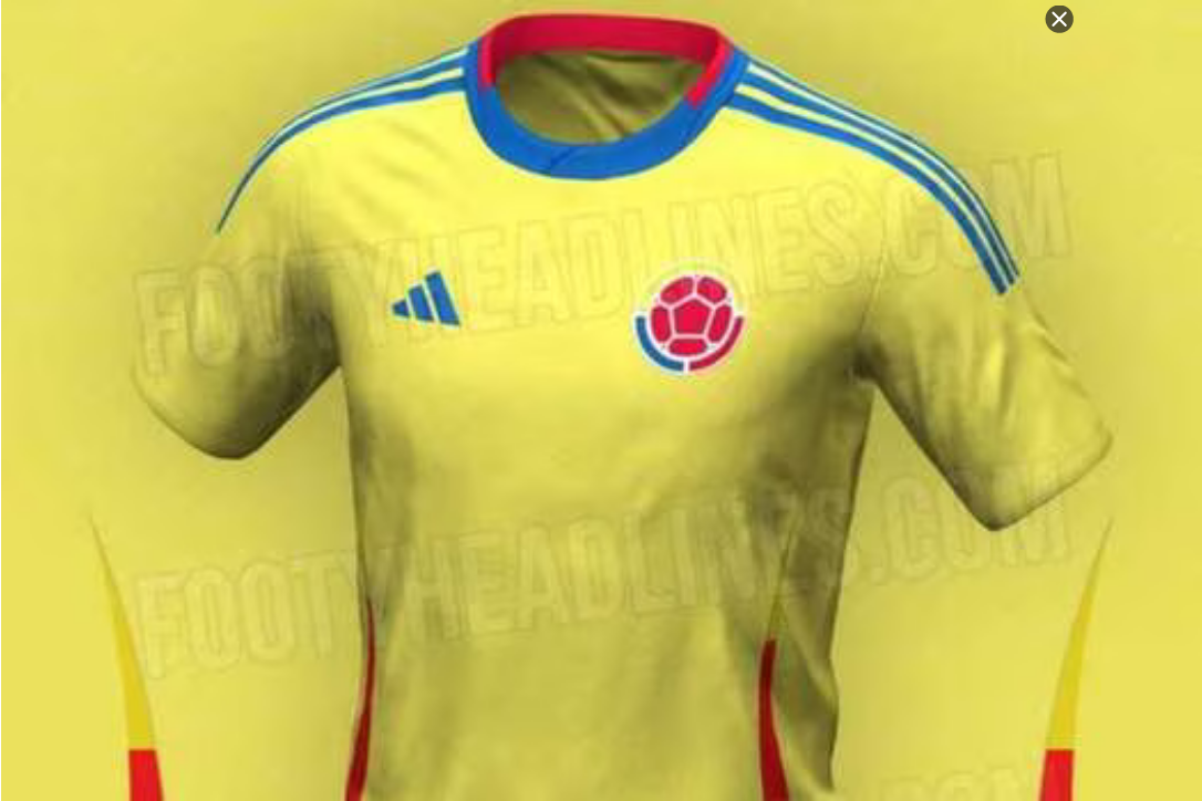 Beelden gelekt van het nieuwe shirt van Colombia